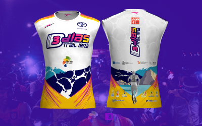 Descubre la camiseta de la 10ª edición de 3 Días Trail Ibiza